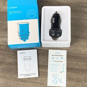 Car Charger, Smallest 4.8A All Metal USB Car Charger Fast Charge Adapter